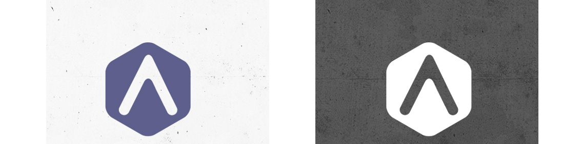 Two variations of the a.school logo.