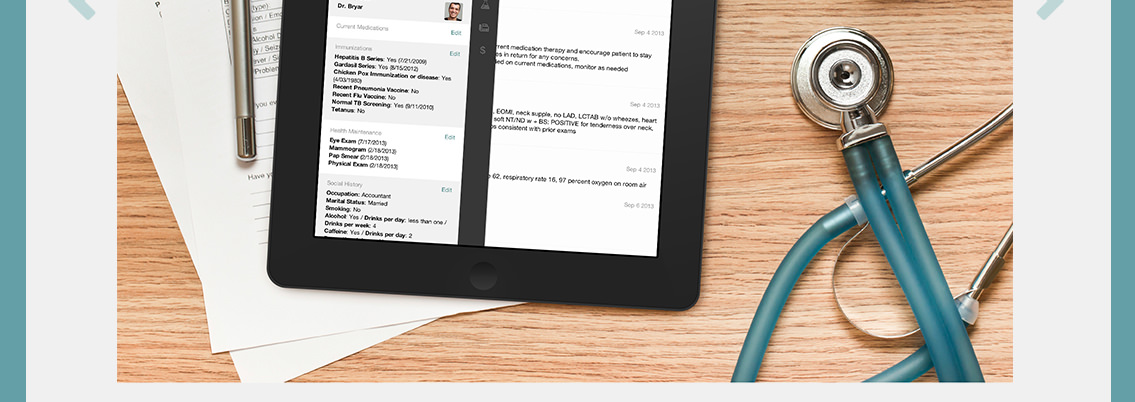 View of Atlas website on iPad, designed by Entermotion in Wichita