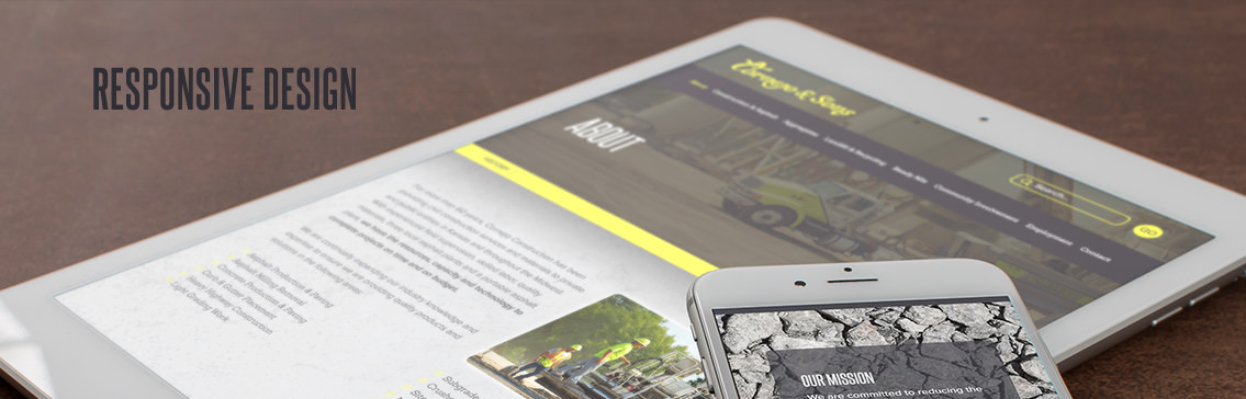 View of Cornejo's website on mobile, designed by Entermotion, a Wichita web-design studio.