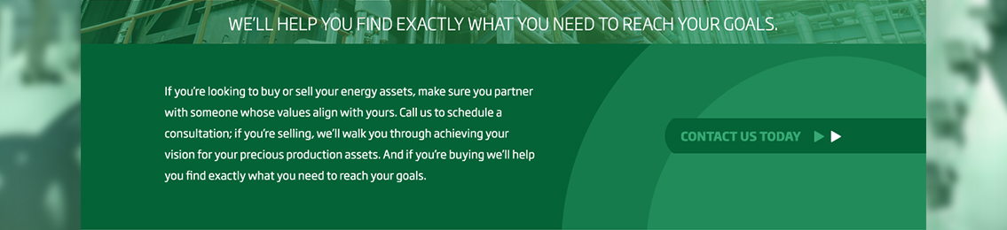 White text on a green background.