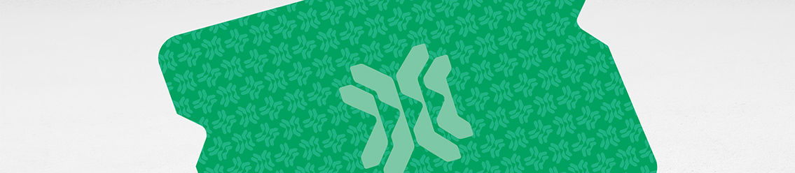 Green business card and logo design for Hench Control.