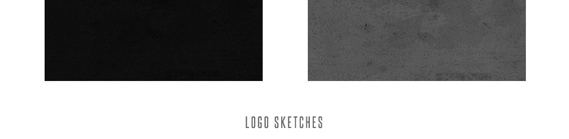 Bottom slice of both logos and text reading “Logo Sketches”.