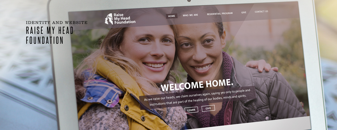 Raise My Head Foundation | Website and Logo Design by Wichita Web Design Studio