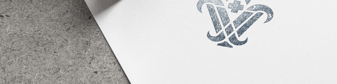 View of Vieux Care's logo, designed by Entermotion, a Wichita web-design studio.