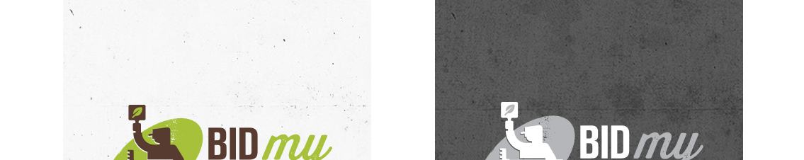 Piece of Bid My Lawn logo developed by Entermotion.