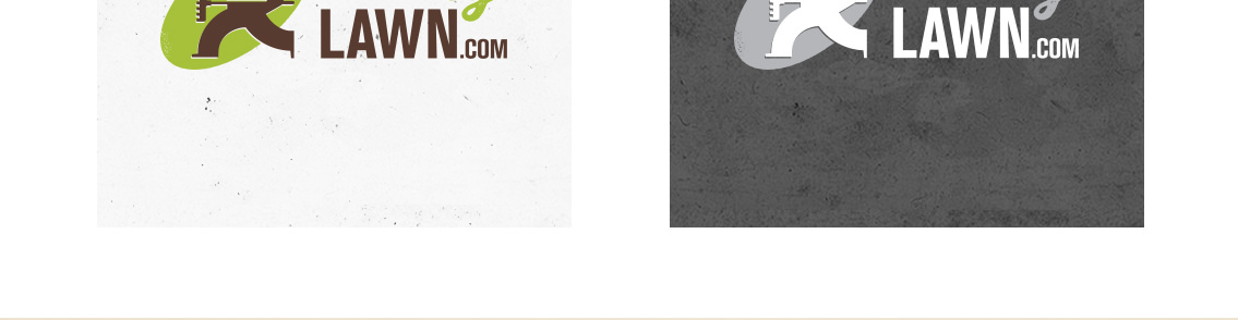 Botton half of Bid My lawn logo, developed by Entermotion.