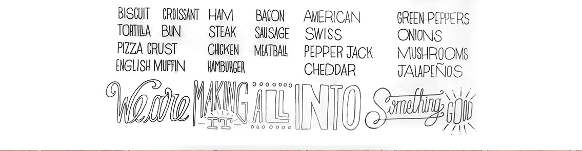 Close-up of illustration sketches for Fuel Exp.