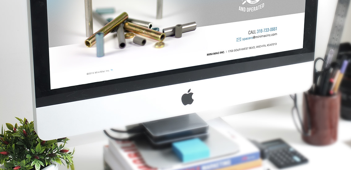 Close-up of Mini-Mac spacers on Mini-Mac website.