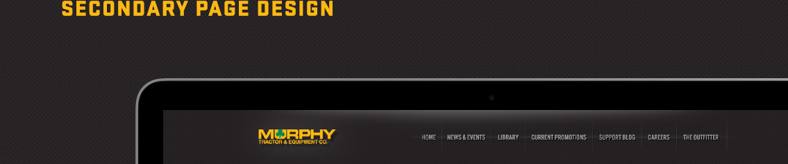 Detail of black background with yellow text reading 