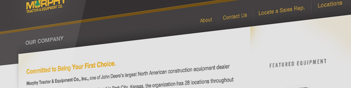 Slice from Murphy Tractor's homepage.