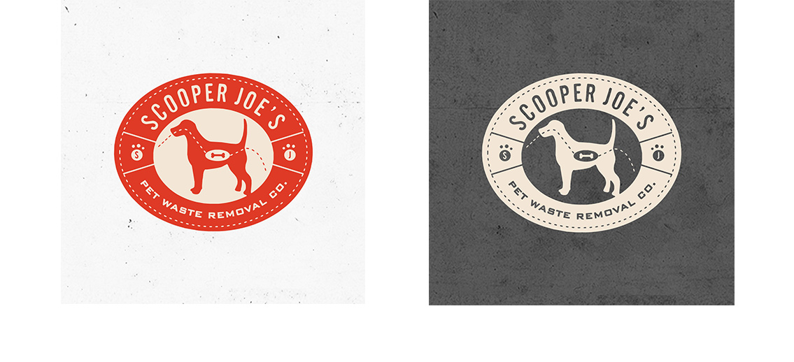 View of Scooper Joe's logo.