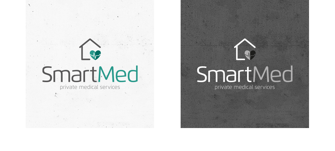 SmartMed house and heart logo.