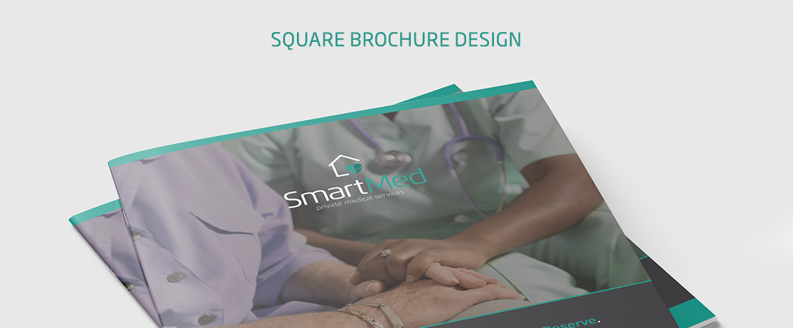 Close-up of doctor holding patient's hand on SmartMed's website.